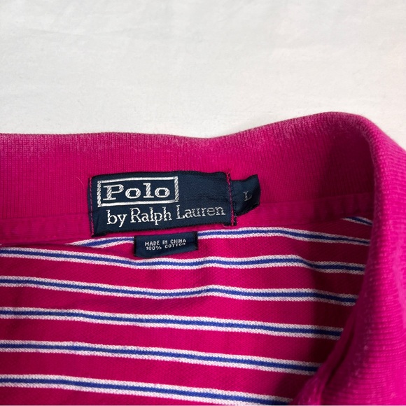 Polo Ralph Lauren LOT OF 5 Mens Large Shirt Long + Short Sleeve Crew Pony - Picture 8 of 16